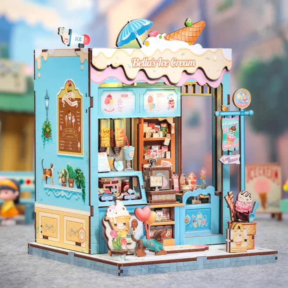 Bella's Ice Cream DIY Miniature House Kit