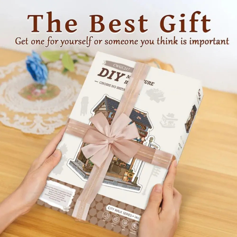 DIY Japanese Izakaya Miniature House Kit