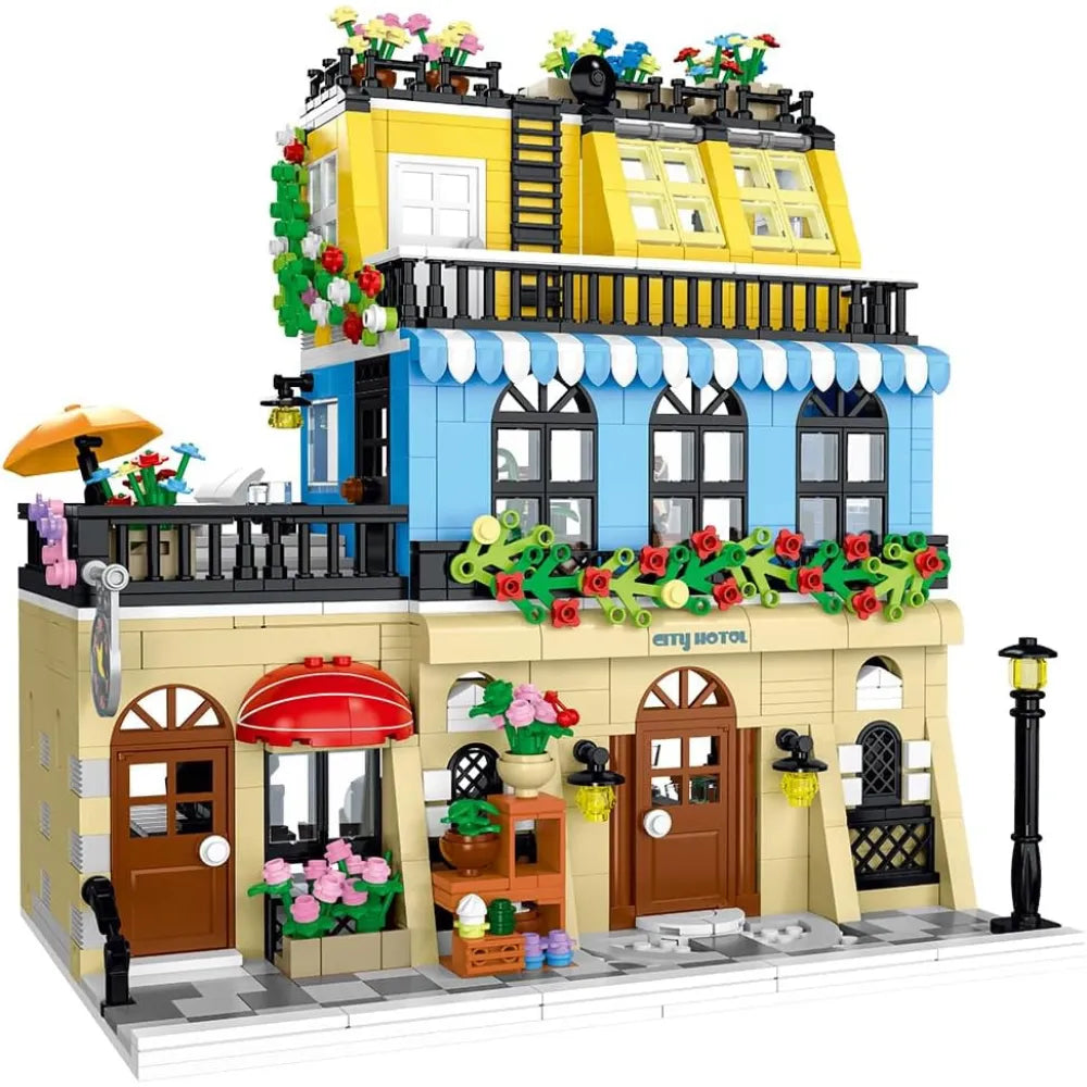 LED City Hotel Building Kit