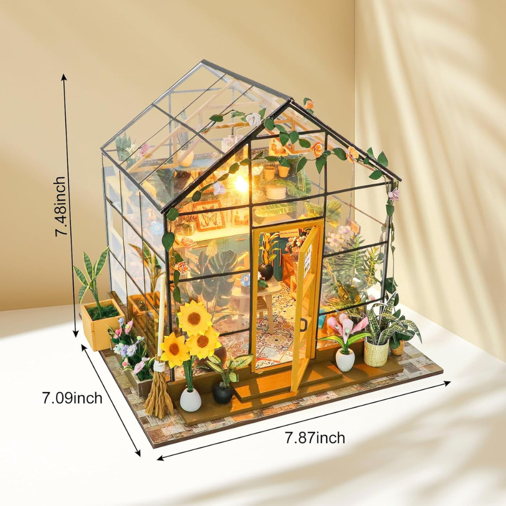 DIY Miniature Sunshine Flower House