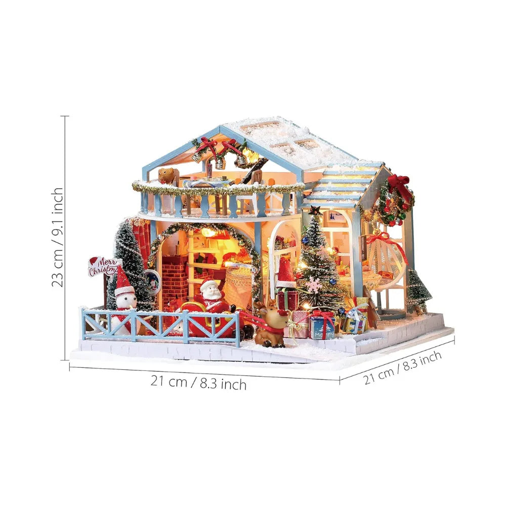 DIY Miniature Dollhouse Kit with Music