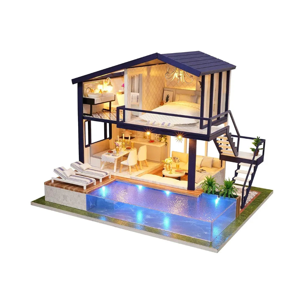 Time Apartment Dollhouse with Pool