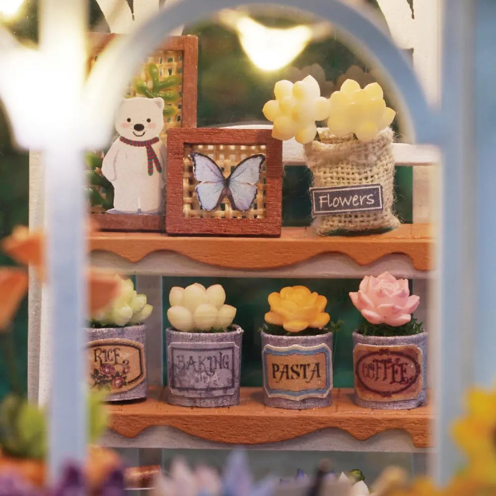 DIY Sunshine Greenhouse Miniature House Kit