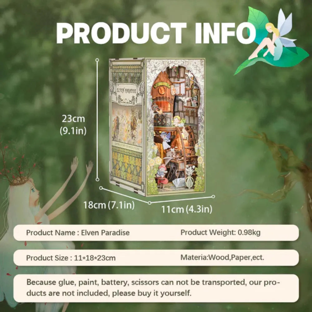 Elves Paradise DIY Book Nook Kit