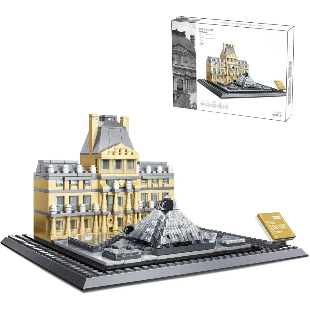 Louvre Museum Building Block Set