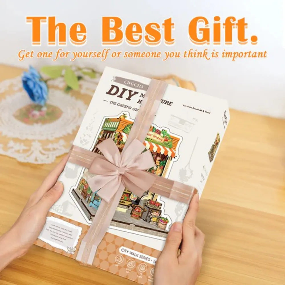 The Greens' Grocery DIY Miniature House Kit