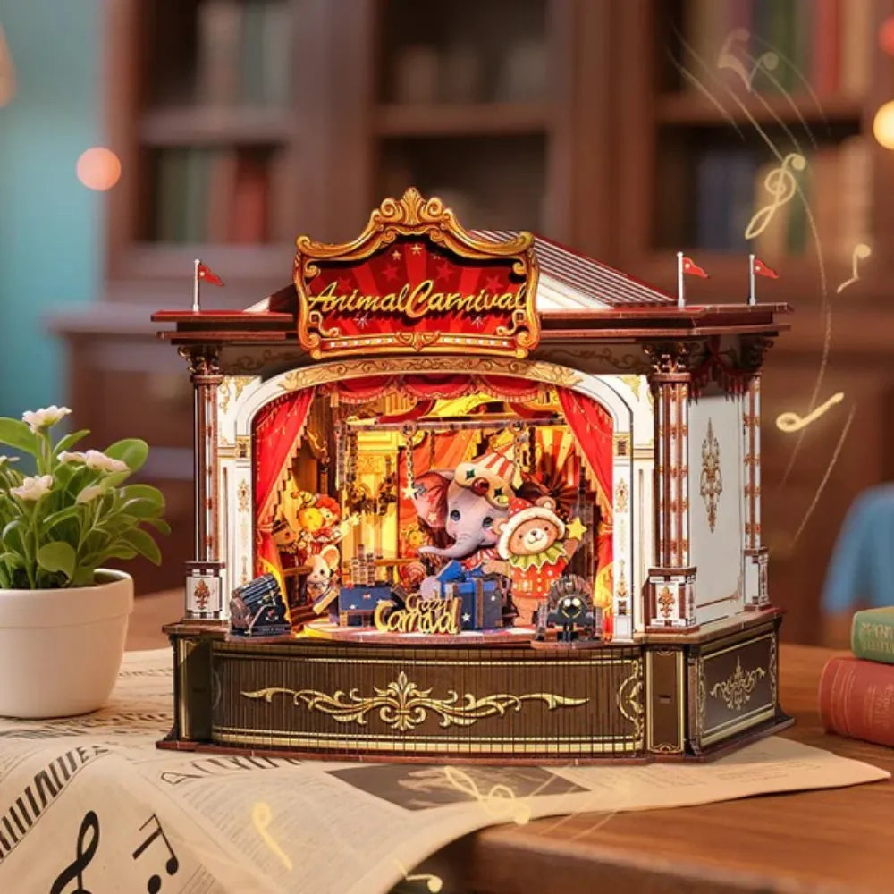 Music Box DIY Kits: Wooden Mechanical Models | Veelun