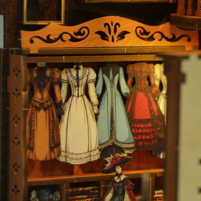 Victorian Tailor’s Shop – DIY Book Nook Kit with LED Touch Lamp (3D wooden puzzle)