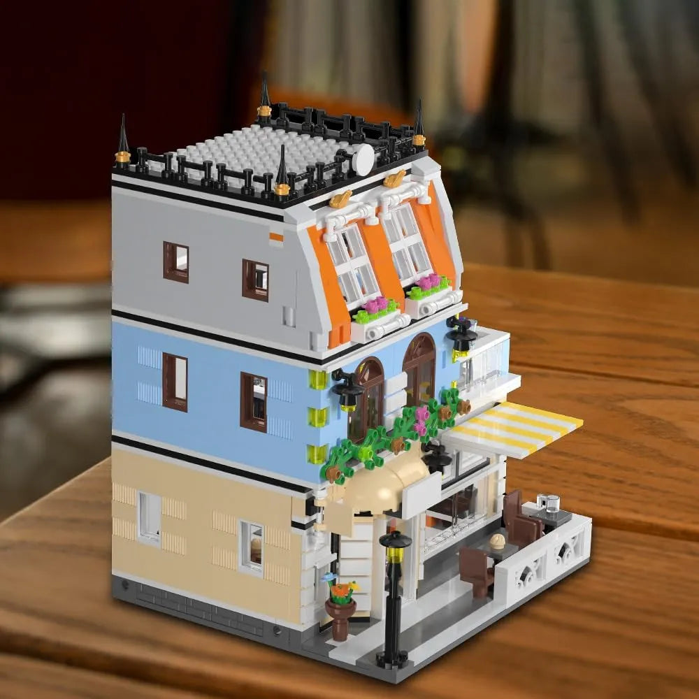 LED City Garden Hotel Building Set