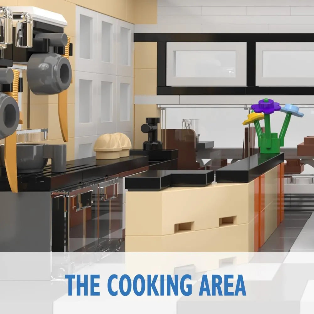 LED City Garden Hotel Building Set