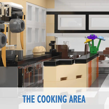 LED City Garden Hotel Building Set