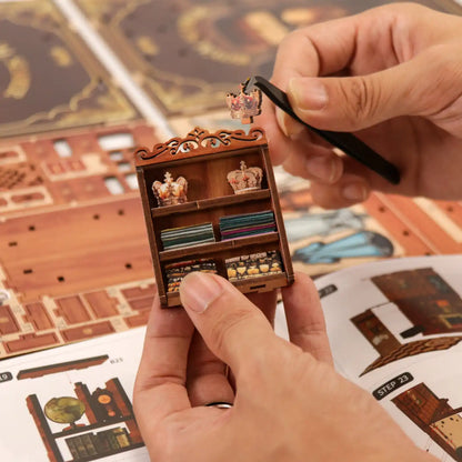 Victorian Tailor’s Shop – DIY Book Nook Kit with LED Touch Lamp (3D wooden puzzle)