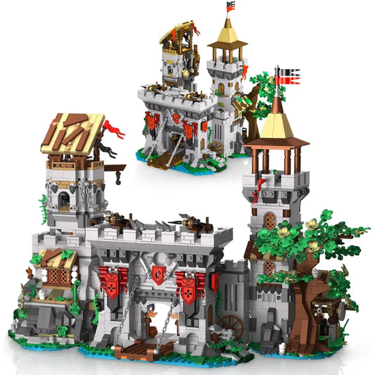2-in-1 Medieval Castle Building Set