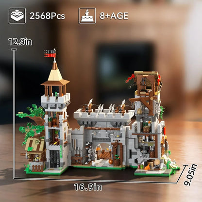 2-in-1 Medieval Castle Building Set