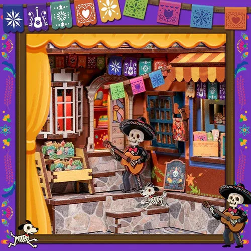 Plaza de los Muertos DIY Book Nook Kit
