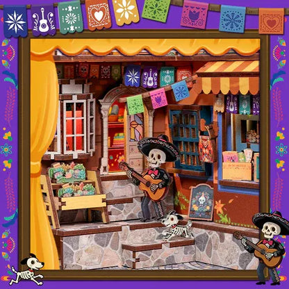 Plaza de los Muertos DIY Book Nook Kit