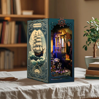 Mystery of the Seabed – DIY Book Nook Kit with LED Touch Lamp (3D wooden puzzle)