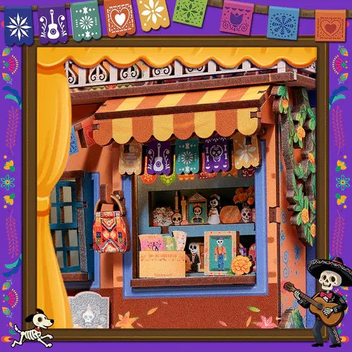 Plaza de los Muertos DIY Book Nook Kit