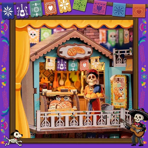 Plaza de los Muertos DIY Book Nook Kit