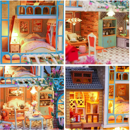 Jungle Resort DIY Miniature House Kit