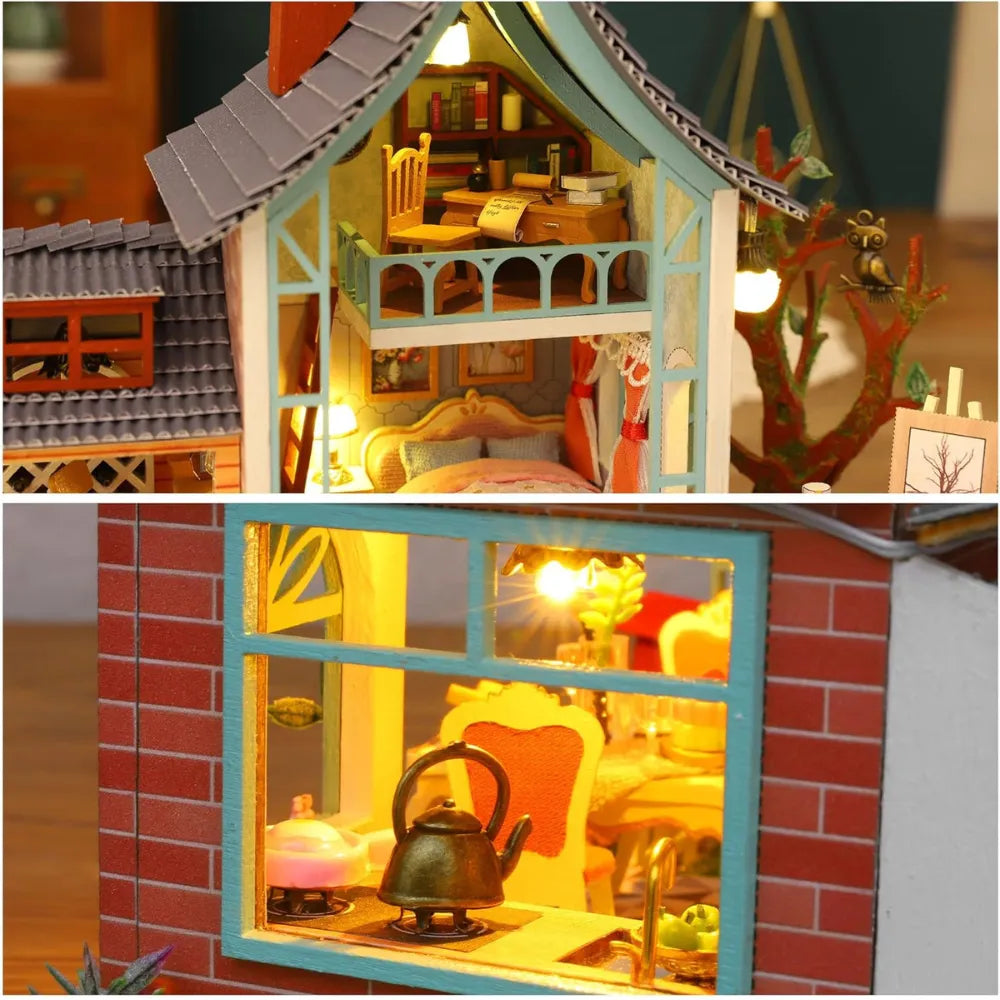 Jungle Resort DIY Miniature House Kit