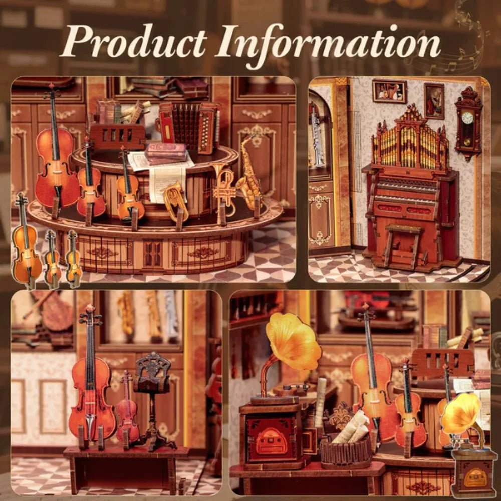 Bach Strings DIY Miniature Music House