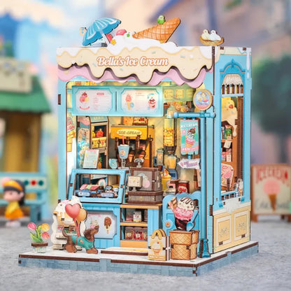 Bella's Ice Cream DIY Miniature House Kit