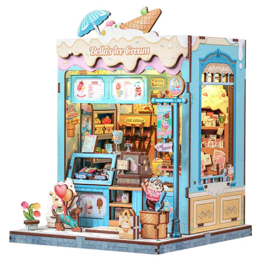 Bella's Ice Cream DIY Miniature House Kit