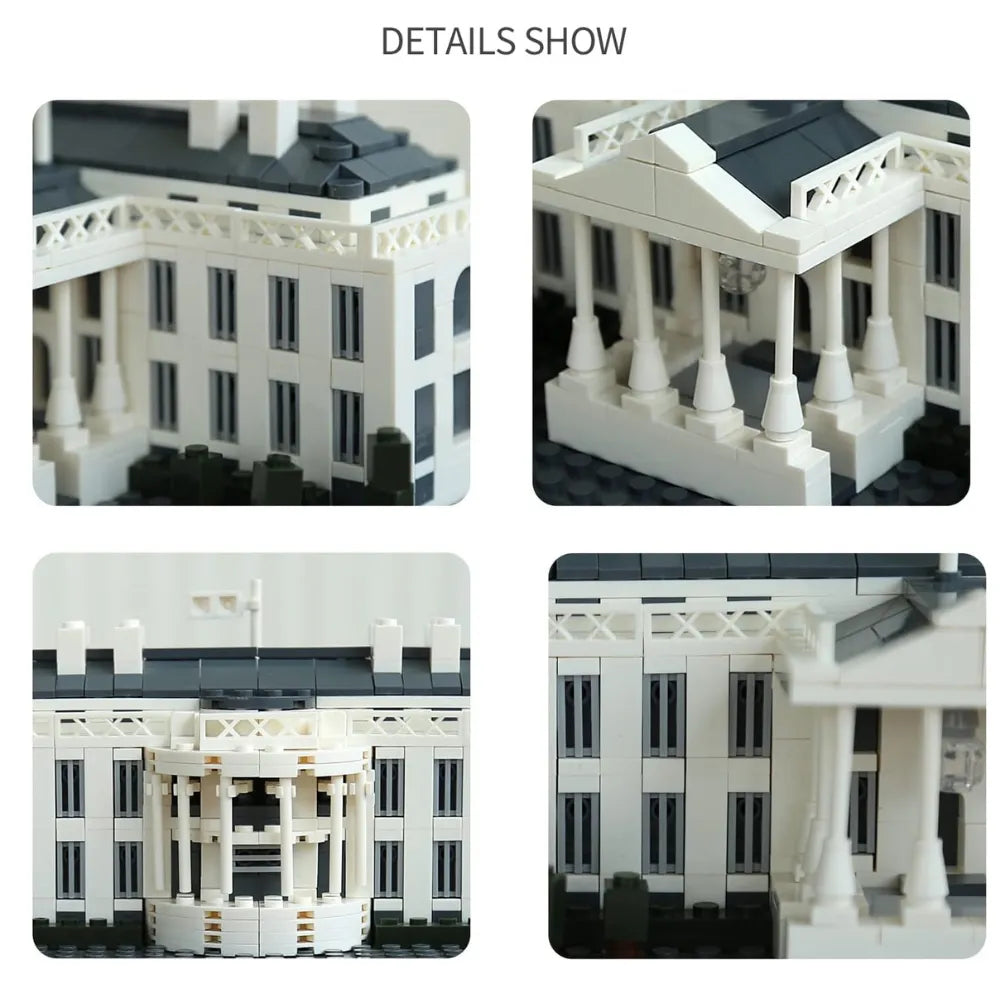 White House Building Block Model