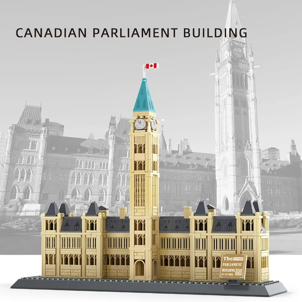 Canadian Parliament Building Block Set