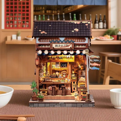 DIY Japanese Izakaya Miniature House Kit