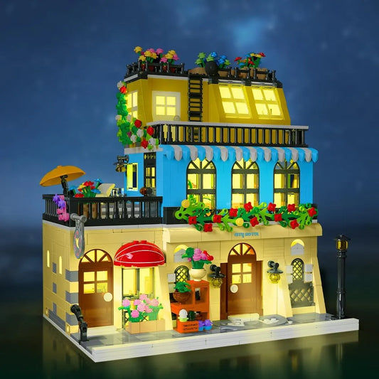 LED City Hotel Building Kit