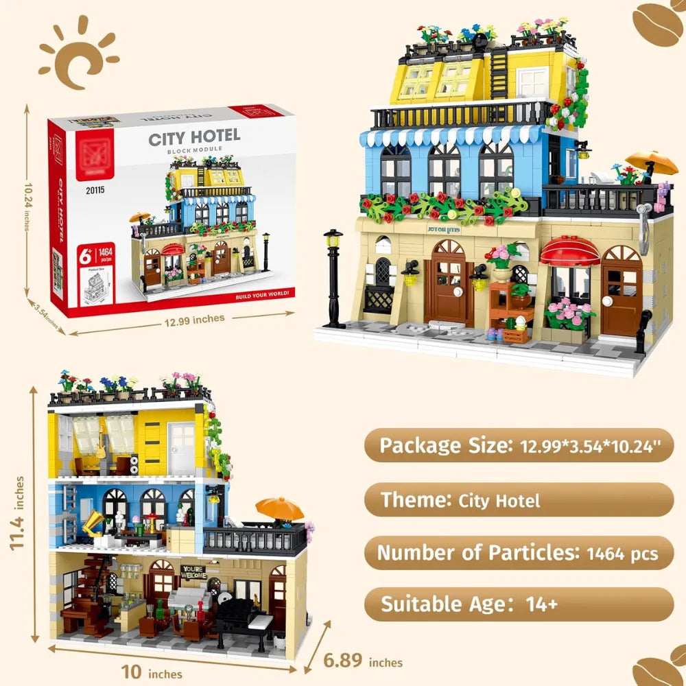 LED City Hotel Building Kit