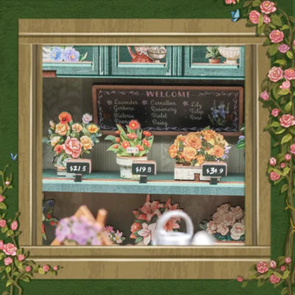 DIY Blossom Florist Dollhouse Kit