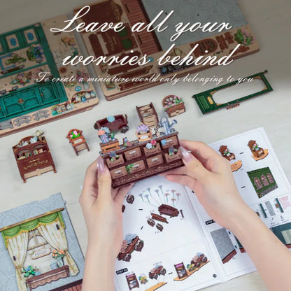 DIY Blossom Florist Dollhouse Kit