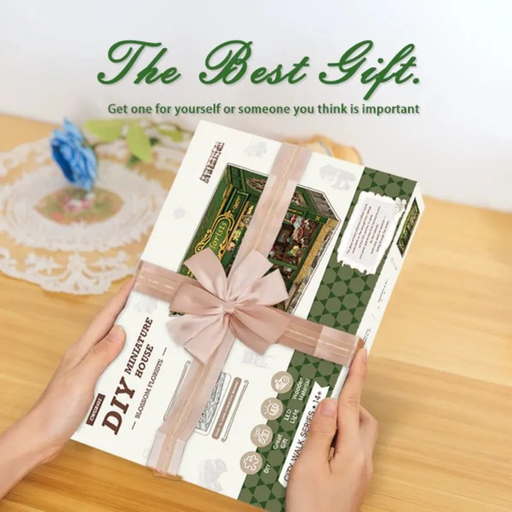 DIY Blossom Florist Dollhouse Kit