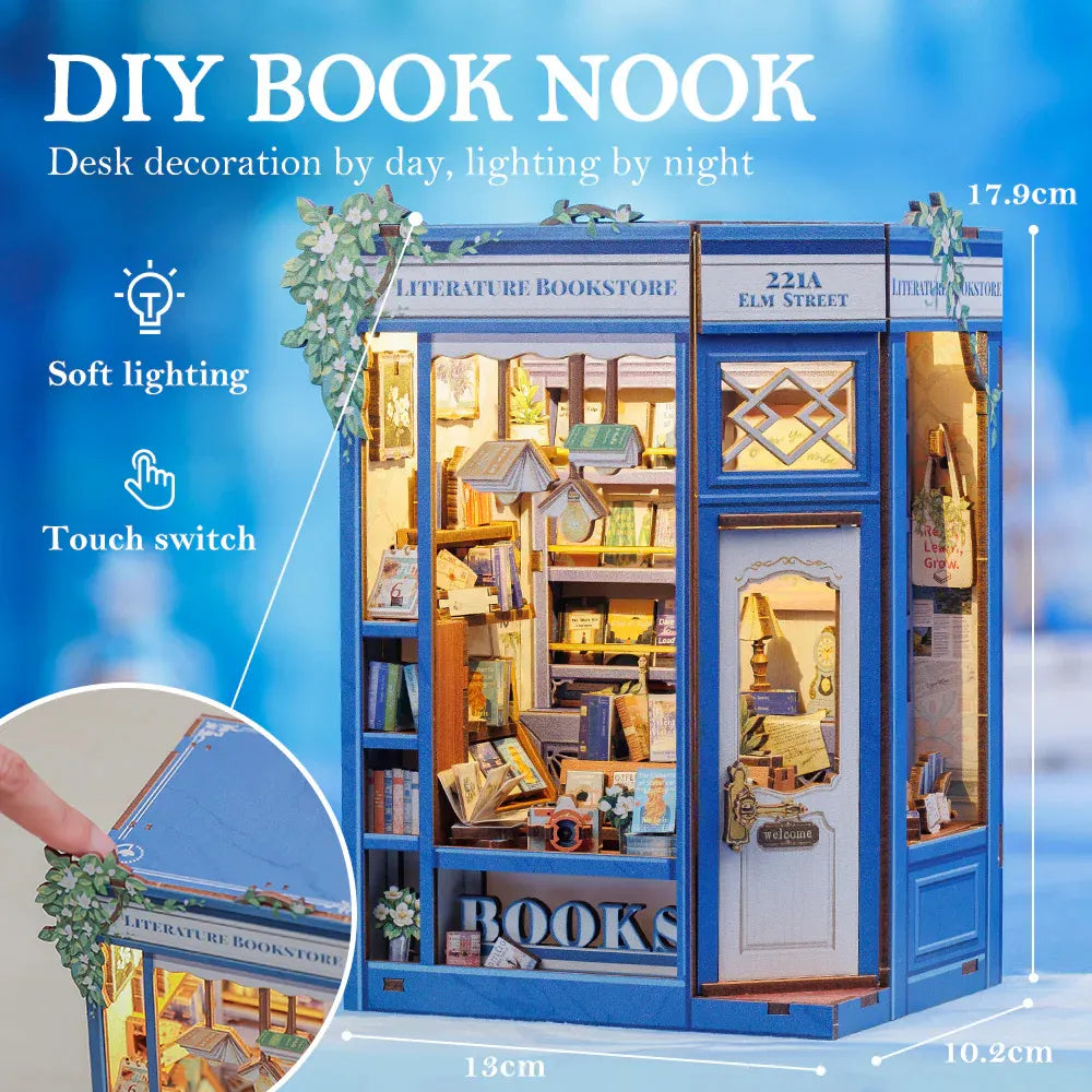 DIY Literature Bookstore Book Nook Kit