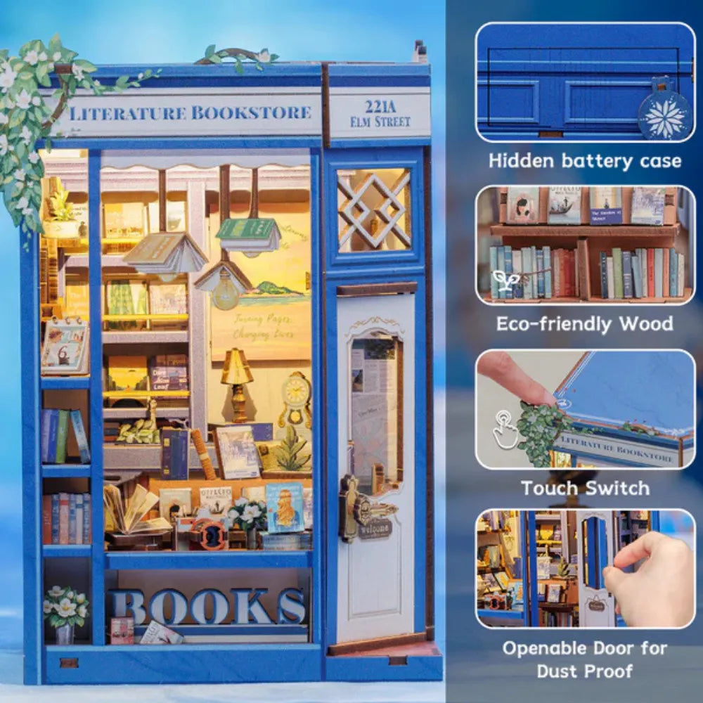 DIY Literature Bookstore Book Nook Kit