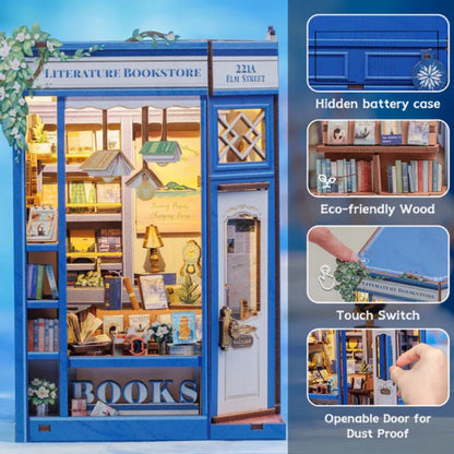DIY Literature Bookstore Book Nook Kit