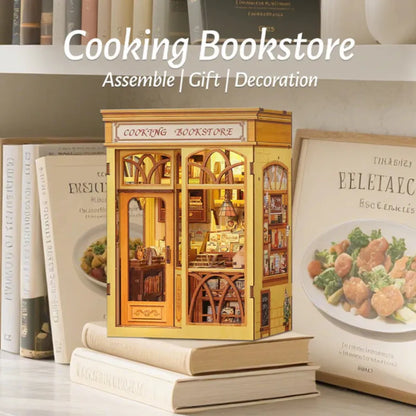 DIY Cooking Bookstore Book Nook Kit