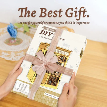 DIY Cooking Bookstore Book Nook Kit