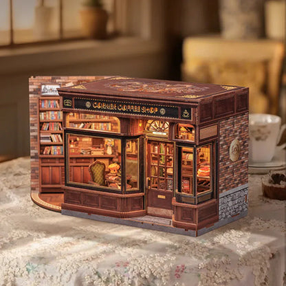 DIY Corner Coffee Shop Miniature Kit