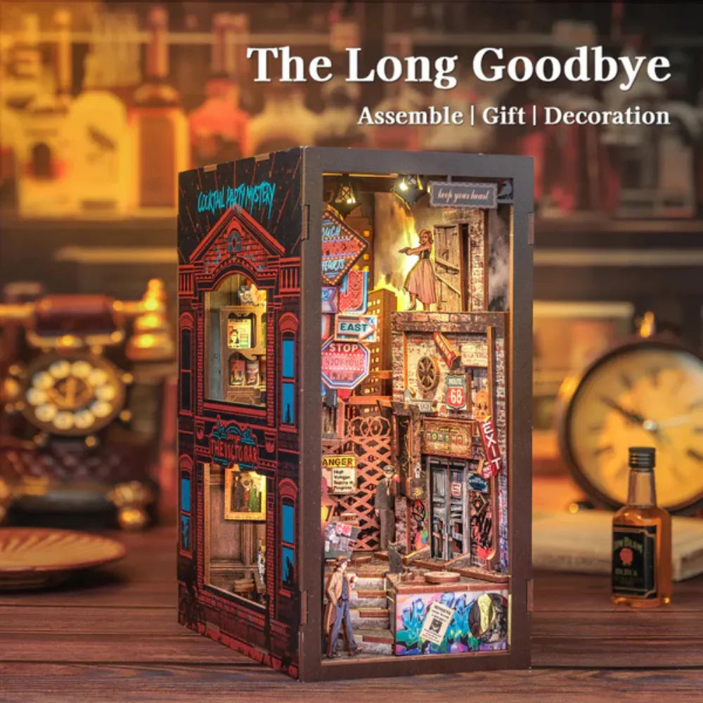 DIY Detective's Alley Book Nook Kit - The Long Goodbye