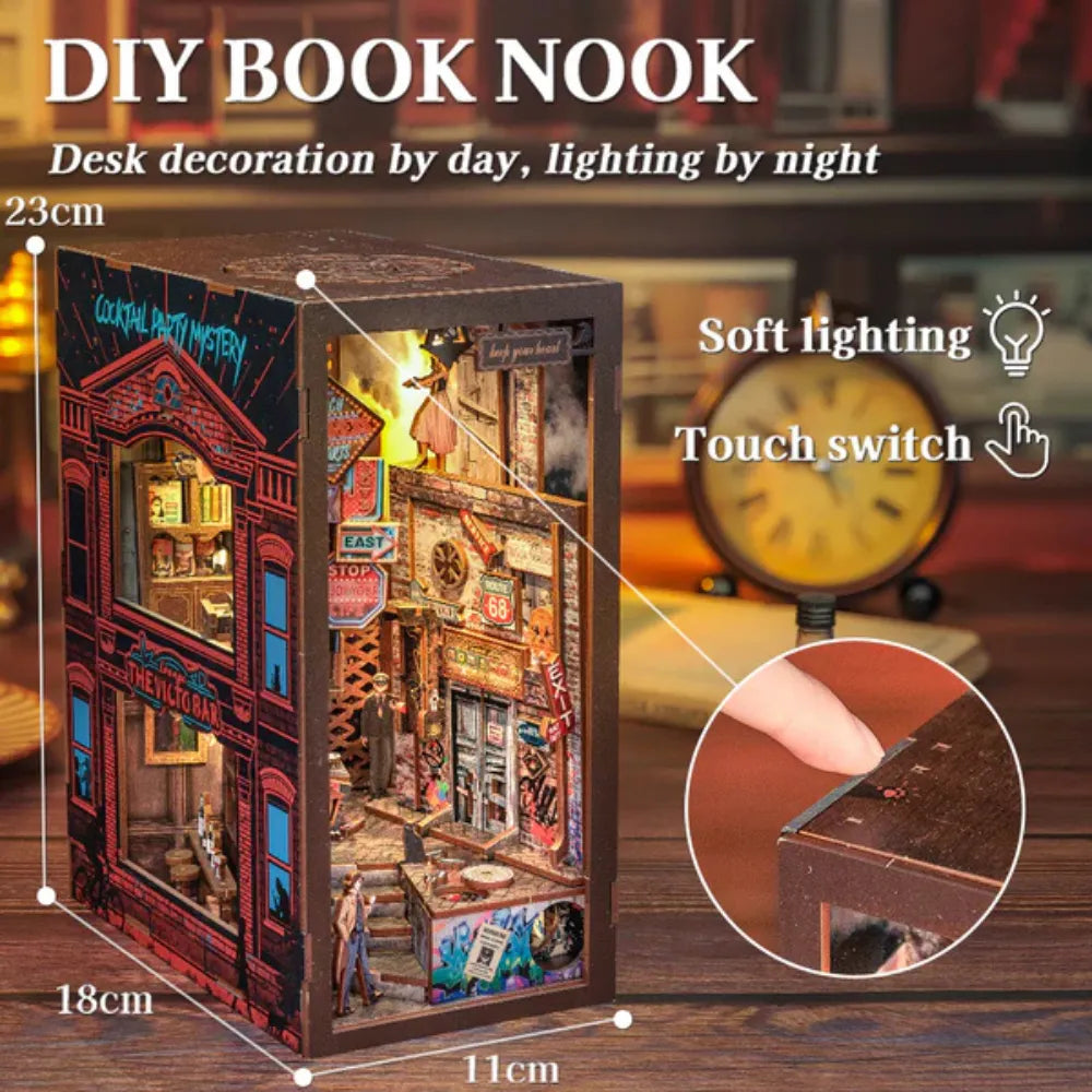 DIY Detective's Alley Book Nook Kit - The Long Goodbye