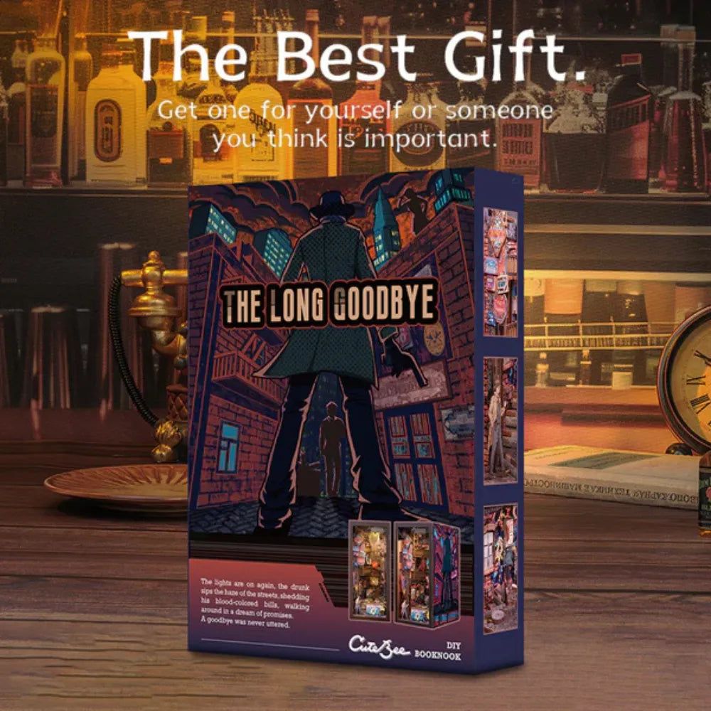 DIY Detective's Alley Book Nook Kit - The Long Goodbye