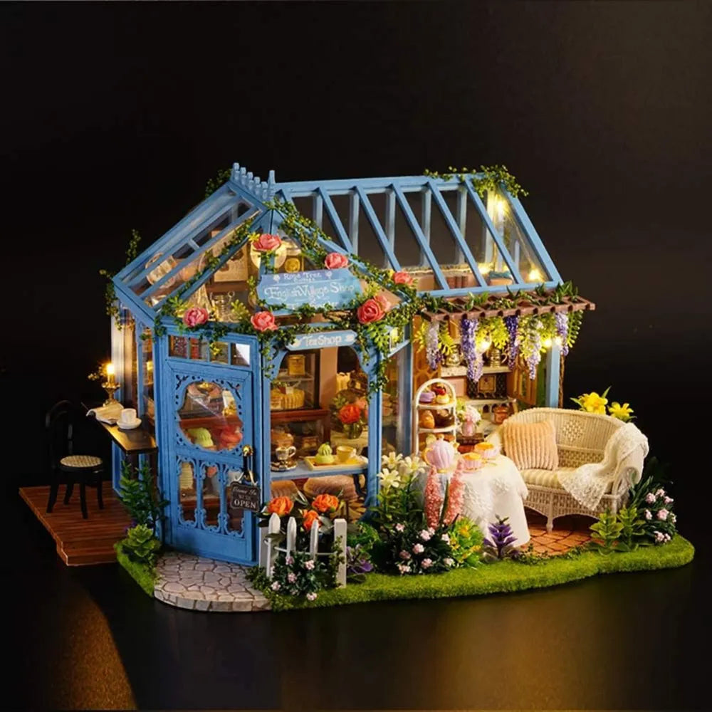 Rose Garden Tea House Dollhouse