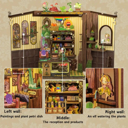Fantacy Plant Shop Book Nook Kit