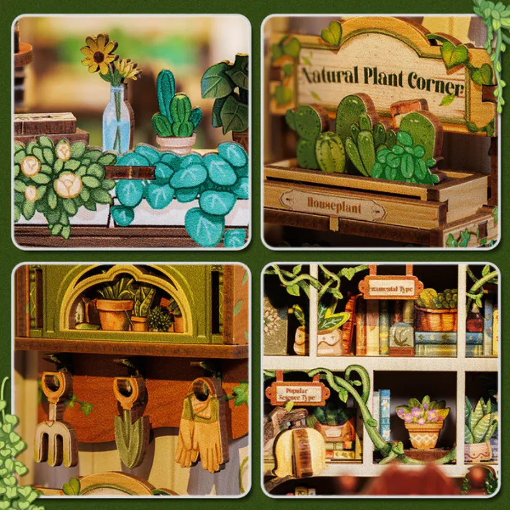 Green Life Bookshop DIY Book Nook Kit
