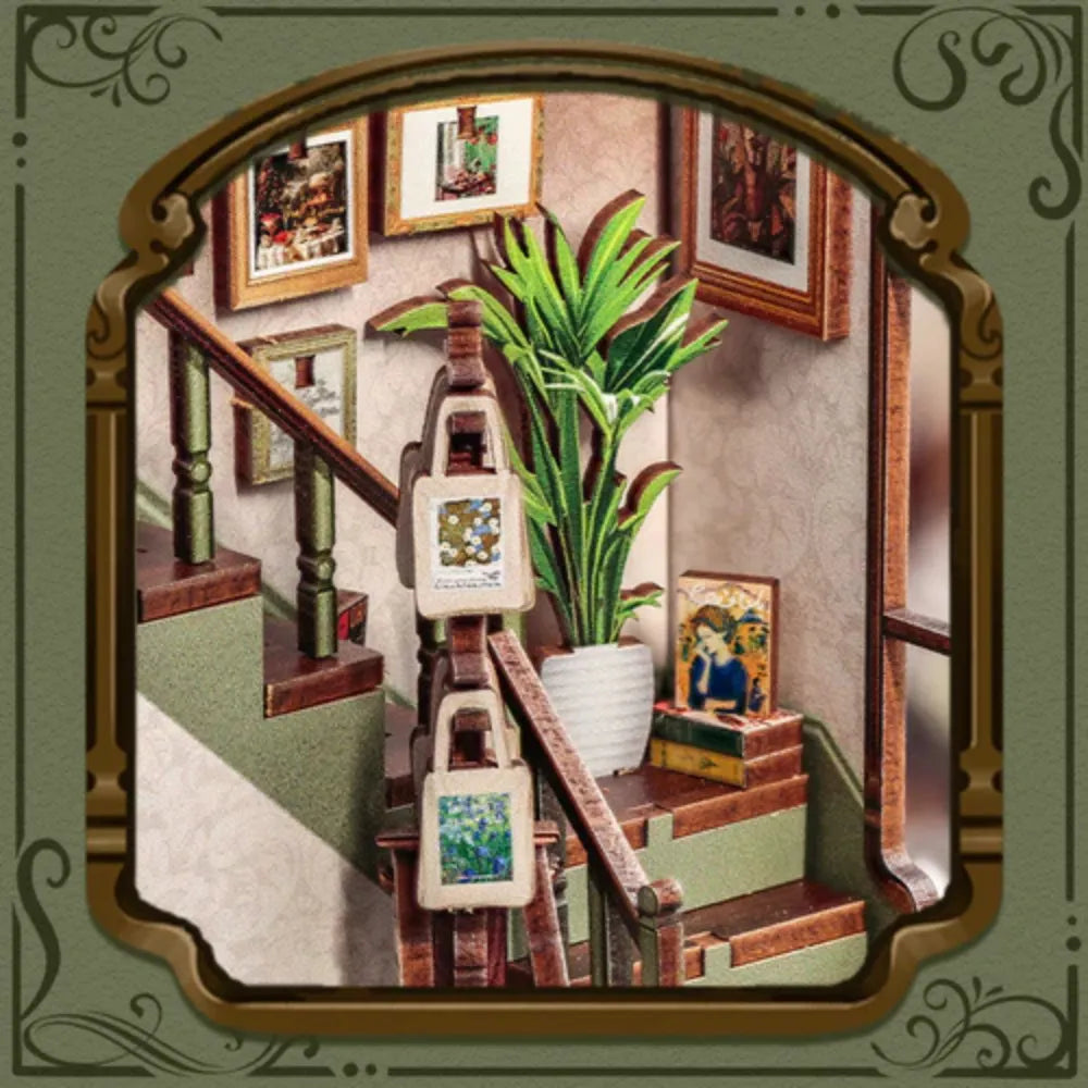 Gallery Bookstore DIY Miniature House Kit