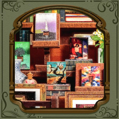 Gallery Bookstore DIY Miniature House Kit